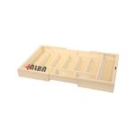 جا قاشقی ریگلاژی چوبی کف چرم آلبا - Alba - Image 3
