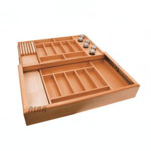 جا قاشقی ترکیبی چوبی 2 طبقه آلبا - Alba