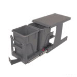 سطل زباله دومخزنه با درب بازشو کوچک آلبا - Alba