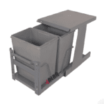 سطل زباله دو مخزنه ریل کف متوسط تاندم آلبا - Alba