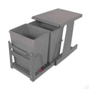 سطل زباله دو مخزنه ریل کف متوسط تاندم آلبا - Alba