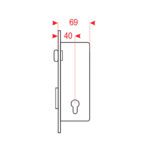 قفل پهن غلطکی سوئیچی دلتا - Delta - Image 2