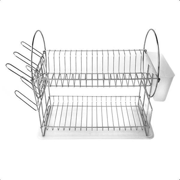 جاظرفی رو سینک دو طبقه مشکی آذین - Azin