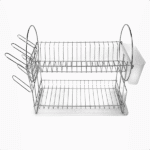 جاظرفی رو سینک دو طبقه مشکی آذین - Azin {color}