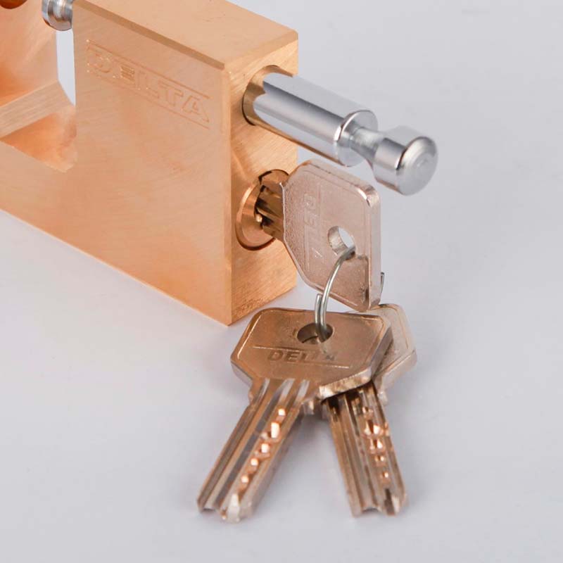 قفل کتابی برنجی 9 سانتی متری A-1090 دلتا - Delta