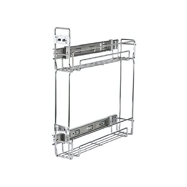 سبد جا بطری ریل بغل ایتالیایی دو طبقه آذین - Azin