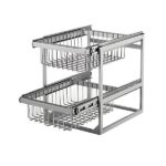 سبد ریلی چند منظوره نصب از کف دو طبقه آذین - Azin