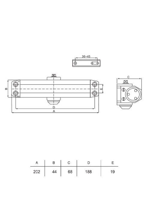 جک آرام بند درب نمره 3 بهسازان - Behsazan