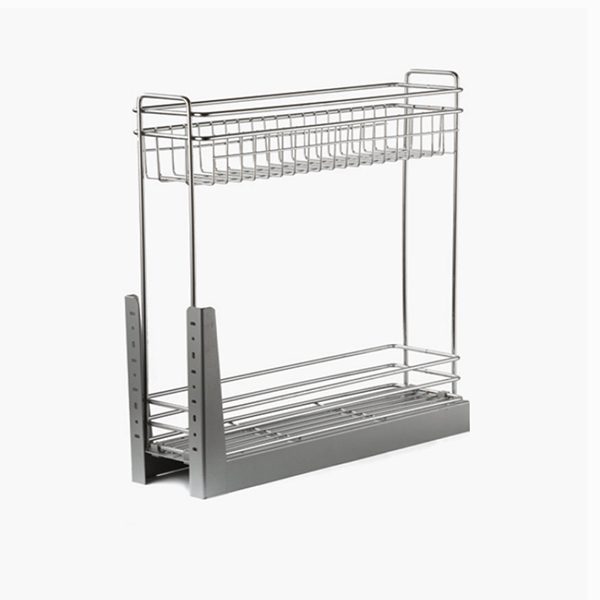 سبد جا بطری و حبوبات ریل کف دو طبقه آذین - Azin