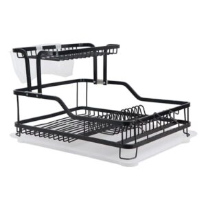 جاظرفی رو سینک یک و نیم طبقه مشکی آذین - Azin