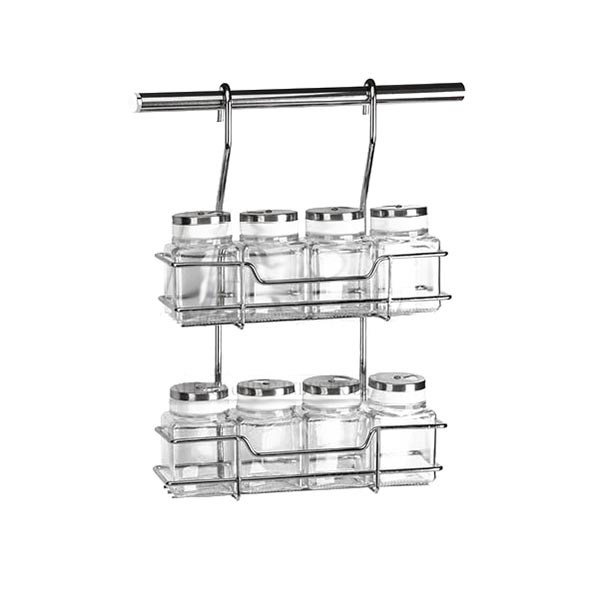 جا ادویه 8 قوطی آویز آذین - Azin {color}