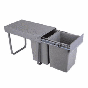 سطل زباله ریلی دو مخزن متوسط آذین - Azin