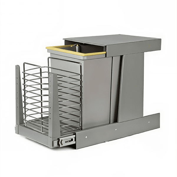 سطل زباله ریلی تک مخزن سبددار آذین - Azin