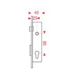 قفل سوئیچی 4 سانتی متر دلتا - Delta