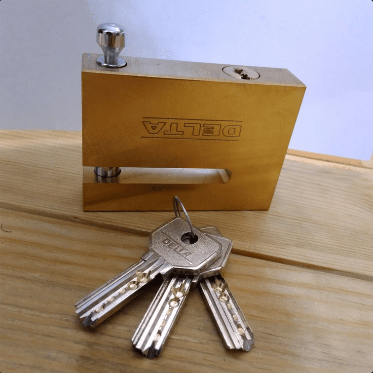 قفل کتابی برنجی دیسک موتور 1057 دلتا - Delta