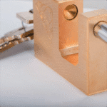 قفل کتابی برنجی 9 سانتی متری B-1090 دلتا - Delta