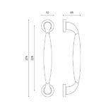 دستگیره ورودی 1004L دستگیره ایران - Dastgireh Iran - Image 4