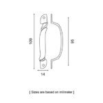 دستگیره کابینت روپیچ 120 دستگیره ایران - Dastgireh Iran