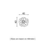 دستگیره کابینت تک پیچ 110 دستگیره ایران - Dastgireh Iran