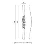 دستگیره کابینت 110 دستگیره ایران - Dastgireh Iran