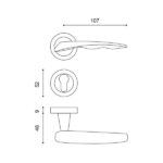 دستگیره رزت 9000R دستگیره ایران - Dastgireh Iran - Image 2