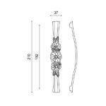 دستگیره کابینت 110 دستگیره ایران - Dastgireh Iran