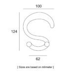 قلاب جالباسی S دستگیره ایران - Dastgireh Iran - Image 3