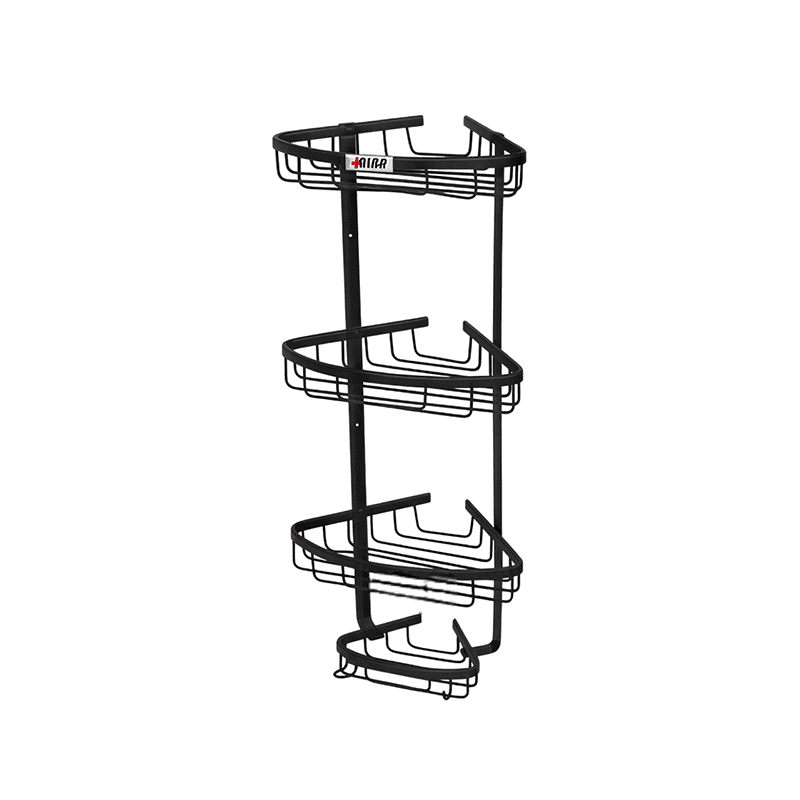 سبد کنج حمام آلومینیومی سه طبقه آلبا - Alba  مدل SKU2309