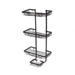 سبد مستطیل حمام آلومینیومی سه طبقه آلبا - Alba  مدل SKU7890