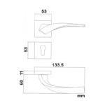 دستگیره رزت 680 زرفین - Zorfin - Image 6