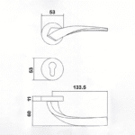 دستگیره رزت 690 زرفین - zorfin - Image 6