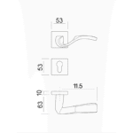 دستگیره رزت 640 زرفین - zorfin - Image 6